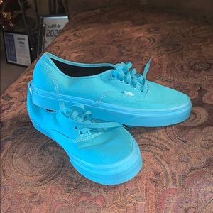 Aqua blue vans